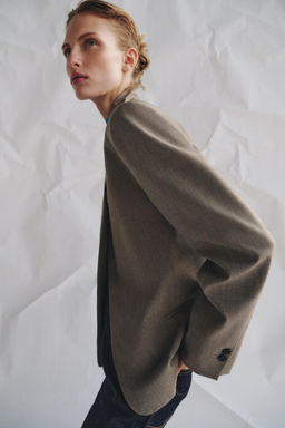 HIGH NECK BLAZER ZW COLLECTION - Zara фото 13
