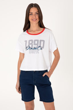 Kad_n Beyaz Ti__rt Sepette S_rpriz _ndirim