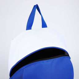 Рюкзак текстильный Россия, 46х30х10 см, вертик карман, цвет красный, синий, белый - Nazamok фото 5