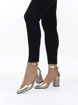 06-A71A-82-PD GOLD Туфли женские (натуральная кожа)