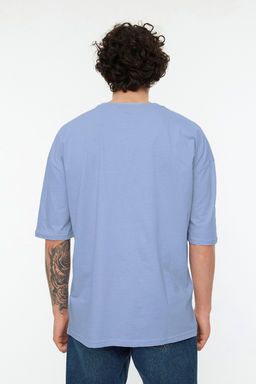 TRENDYOL MAN Siyah Oversize/Genis Kesim Basic %100 Pamuklu T-Shirt TMNSS22TS0318 - Trendyolmilla фото 192