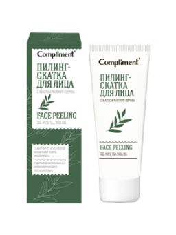 "Compliment" Пилинг-скатка для лица с маслом чайного дерева 80мл.12 /915076