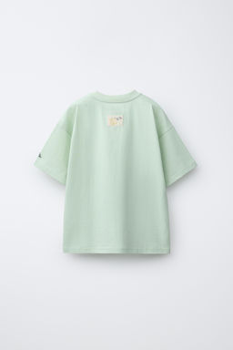 CAMISETA BORDADOS / Verde agua - Zara фото 2