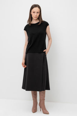 ЕВТ 7019/черный юбка жен