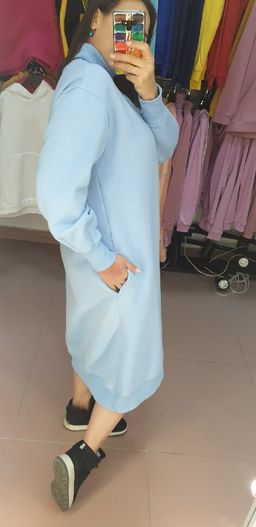 Платье футер 3х нитка с НАЧЁСОМ - Knitka wear фото 4