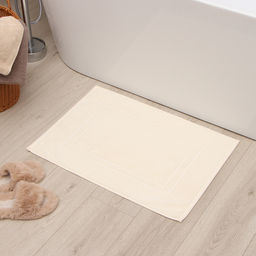 Коврик махровый «Этель» Classic, 50×70 см, хлопок 100%, молочный