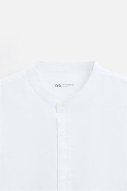 COTTON - LINEN SHIRT - Zara фото 8