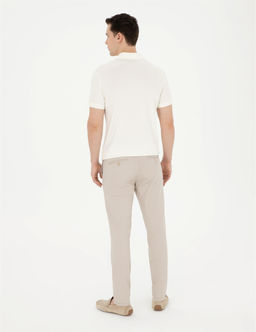 Bej Slim Fit Kanvas Pantolon - Pierre cardin фото 4