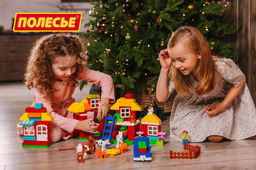 Конструктор Макси - Весёлая ферма (156 элементов) (в коробке) - Полесье фото 8