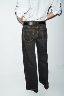 Z1975 WIDE-LEG LOW-RISE JEANS - Zara фото 13