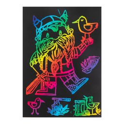 Hobbius GHPS-06 Набор для творчества Гравюра-блокнот 10 x 14 см Викинги  фото 7