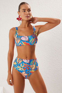 TRENDYOLMILLA Siyah Bralet Yuksek Bel High Leg Regular Core Bikini Tak?m? TBESS22BT0010  фото 46