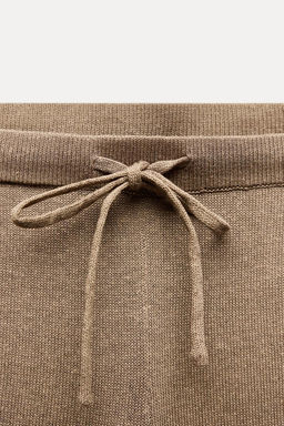WIDE-LEG KNIT TROUSERS - Zara фото 9