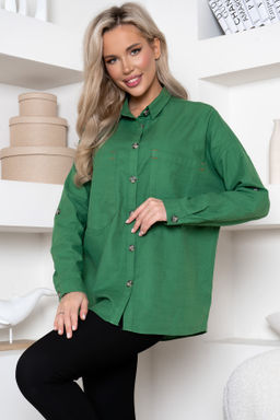 Рубашка Open Style 6221 зеленый