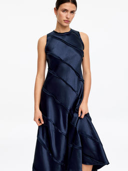 Vestido de sat?n con volantes - H&m фото 5