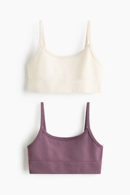 Pack de 2 tops de deporte seamless con DryMove Pack de 2 tops de deporte seamless con DryMove