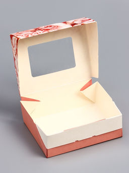 Цена за 20 шт. Коробка подарочная складная «Пионы» 10×8×3.5 см
