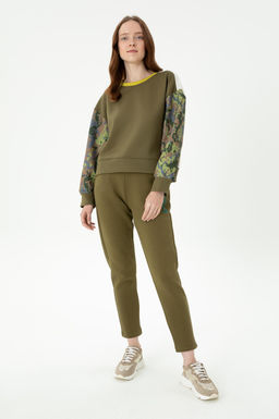 Женский свитшот цвета хаки - U.s. polo assn фото 19