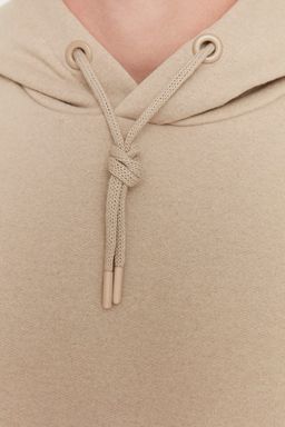 TRENDYOL MAN Siyah Oversize/Genis Kesim Kapusonlu Ici Polar/S?cak Tutan Sweatshirt TMNAW23SW00195 - Trendyolmilla фото 3