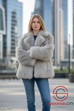 Шуба женская из искусственного меха