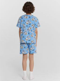 Комплект домашний для мальчиков голубой с принтом - Mark formelle фото 3