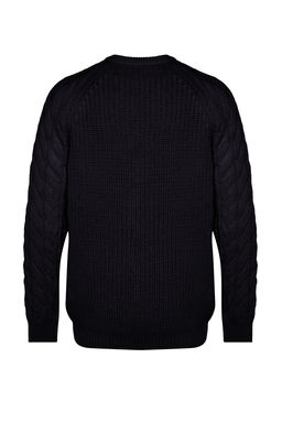 TRENDYOL MAN Ekru Casual Unisex Regular Fit Yunlu Bisiklet Yaka Sac Orgu Detayl? Triko Kazak TMNAW22KZ2059 - Trendyolmilla фото 55