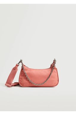 Универсальная мини-сумка Baguette бледно-розового цвета 817062009