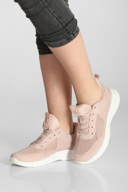 Кроссовки женские пудровые