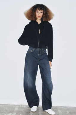 ZW COLLECTION BARREL MID-WAIST JEANS - Zara фото 5