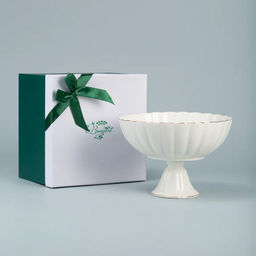 Фруктовница на ножке 20 см фарфор арт. 202409