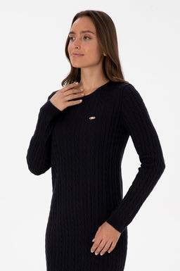 Kad_n Lacivert Triko Elbise - U.s. polo assn фото 2