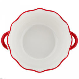 Илекс Салатник фарфоровый 1,4л, 24,5х20,2х8,6см, фигурный, с ручками, с деколью, отводка, в коробке (Китай) - Домашняя мода фото 4