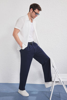 TRENDYOL MAN Lacivert Regular Erkek Gomlek TMNSS25GO00076 - Trendyolmilla фото 2