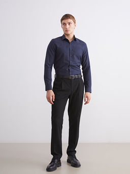 Slim Fit Uzun Kollu Poplin Erkek G?mlek