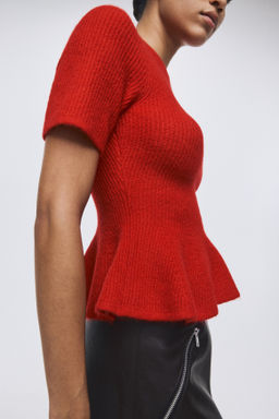 Top en punto de canal? con peplum - H&m фото 7