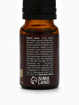 Эфирное масло, набор 6 шт. ? 10 мл, Банный дух