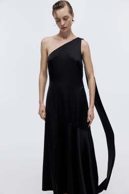 Vestido de sat?n con fular - H&m фото 2