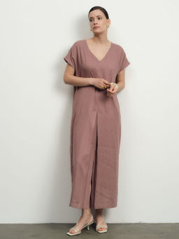 Платье женское 52114-ПЛ темный латте