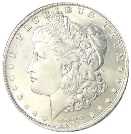 1 доллар 1889 года США Доллар Моргана