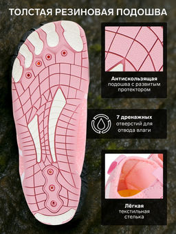 Аквашузы ONLYTOP Swim, р. 37