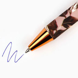 Цена за 10 шт. Ручка шариковая, синяя паста, автоматическая, 0.7 мм, пластик, софт-тач «Учитель №1»