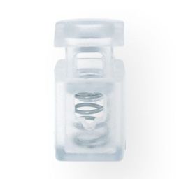 Зажим пластик Micron A 1193 d 3 мм в пакете 72 шт №03 прозрачный