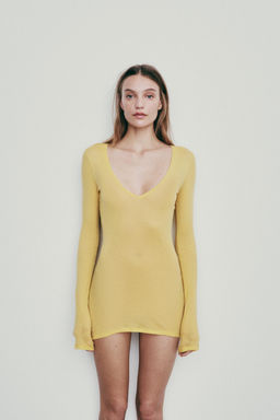SUPIMA® LONG SLEEVE T-SHIRT - Zara фото 4