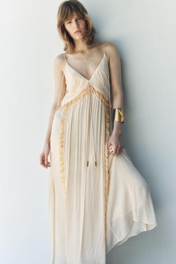 ZW COLLECTION CONTRAST MIDI DRESS - Zara фото 3