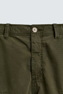 BERMUDA CARGO RELAXED FIT / Khaki - Zara фото 9