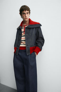 WIDE-LEG DENIM TROUSERS HARRY LAMBERT FOR ZARA X DISNEY  фото 5