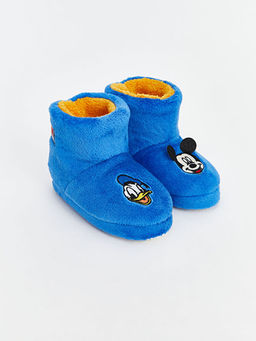 Mickey Mouse Bask?l? Pel?? Erkek ?ocuk Ev Botu