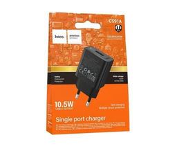 Зарядное устройство сетевое HOCO (CS91A, HC-70975) 10.5W, 1 USB, черное