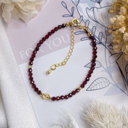 Браслет со вставкой из Граната