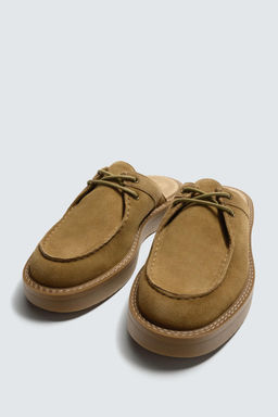 ZUECO PIEL / Beige - Zara фото 5